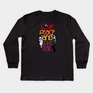 Love peace and soul Kids Long Sleeve T-Shirt